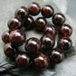 Garnet Almandine Genuine Bracelet ~ 7 Inches ~ 10mm Round Beads