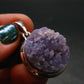 Purple Grape Agate Cluster Silver Pendant From Indonesia - 1.4" - 10.0 Grams