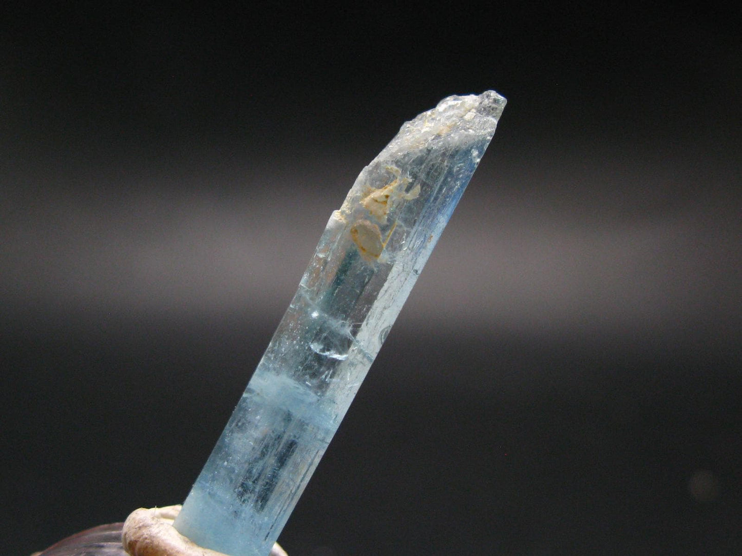 Gem Aquamarine Crystal Blue Beryl From Vietnam - 3.21 Grams - 1.5"