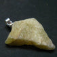 Large Natural Agni Gold Danburite Sterling Silver Pendant from Tanzania - 1.3" - 3.85 Grams