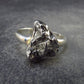 Meteorite Campo Del Cielo Argentina Sterling Silver Ring - 4.90 Grams - Size 10