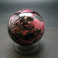 Pink Rhodonite Rodonite Sphere Ball From Canada - 1.7" - 152.09 Grams