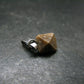 Rare Zircon Crystal Silver Pendant From Tanzania - 0.7" - 1.06 Grams
