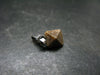 Rare Zircon Crystal Silver Pendant From Tanzania - 0.7" - 1.06 Grams