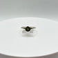 Stunning Sterling Silver Moldavite Ring – Trillion-Cut Gemstone - Size 8.5