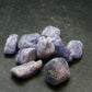 Lot of 10 Gem Tanzanite Zoisite Tumbled Pieces From Tanzania - 19.91 Grams