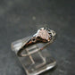 Muonionalusta Meteorite Sterling Silver Ring from Sweden - 2.08 Grams - Size 8
