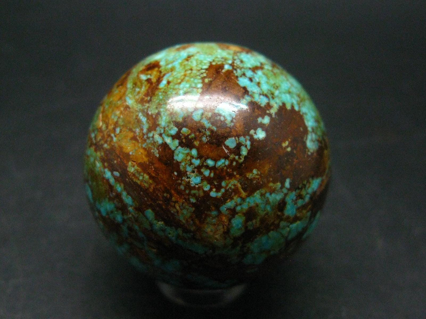 Genuine Turquoise Ball Sphere From USA - 35mm - 53.10 Grams