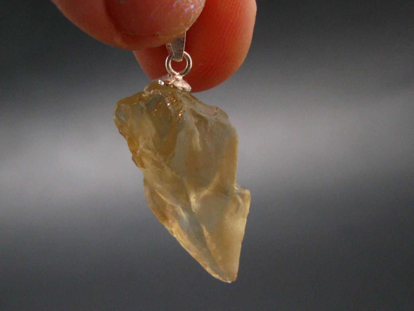 Oregon Sunstone Silver Pendant From USA - 1.2" - 15.55 Carats