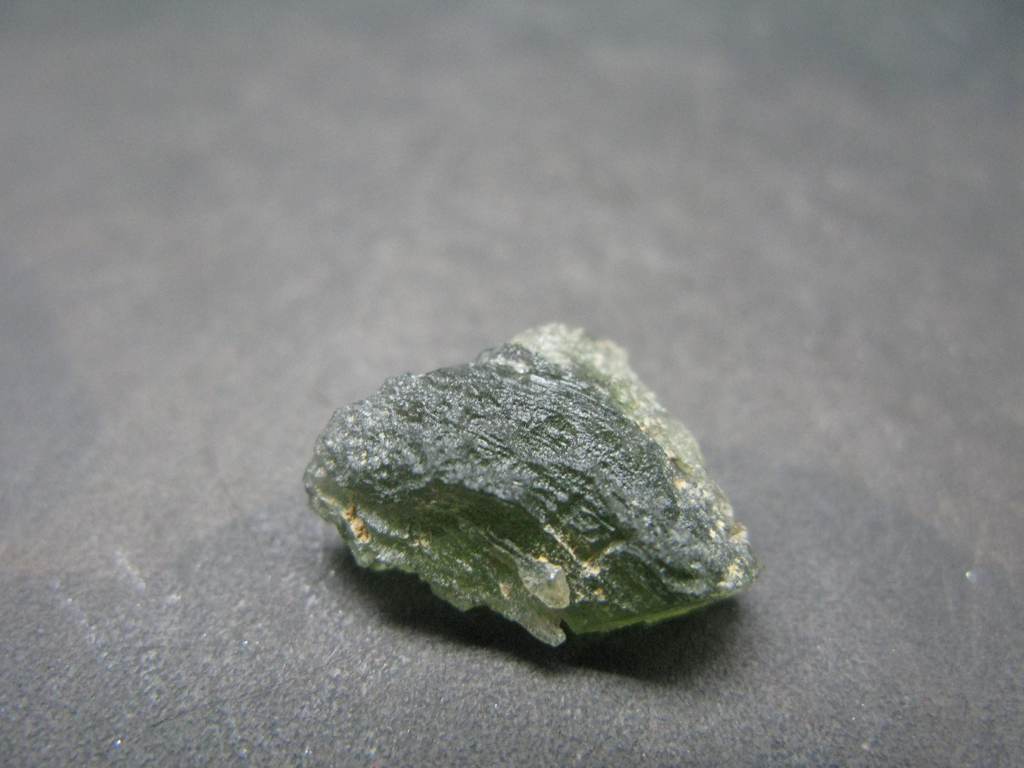 Moldavite Tektite Raw Piece from Czech Republic - 0.6" - 6.05 Carats - 1.22 Grams