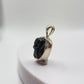 Raw Grandidierite Crystal Pendant Blue Green Gemstone Silver Necklace Rare Stone Jewelry Gift