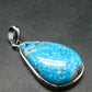 Turquoise Silver Pendant - 1.3" - 4.23 Grams