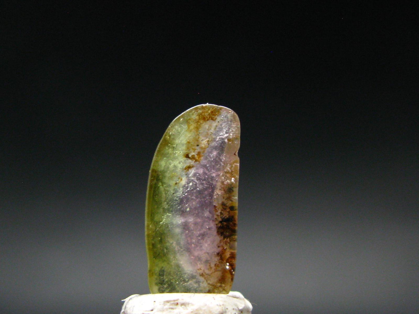 Rare Watermelon Tourmaline Crystal Slice From Brazil - 3.05 Carats