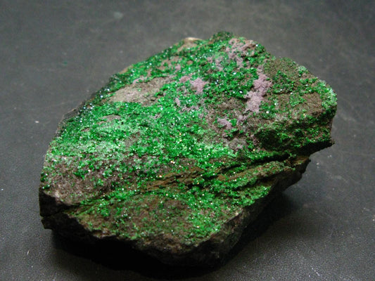 Large Uvarovite (Green Chromium Garnet) Cluster From Russia - 2.6" - 136.47 Grams