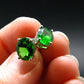 Helenite Gaia Stone Gem Sterling Silver Earrings From Washington - 3.0 Carats