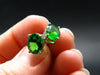 Helenite Gaia Stone Gem Sterling Silver Earrings From Washington - 3.0 Carats