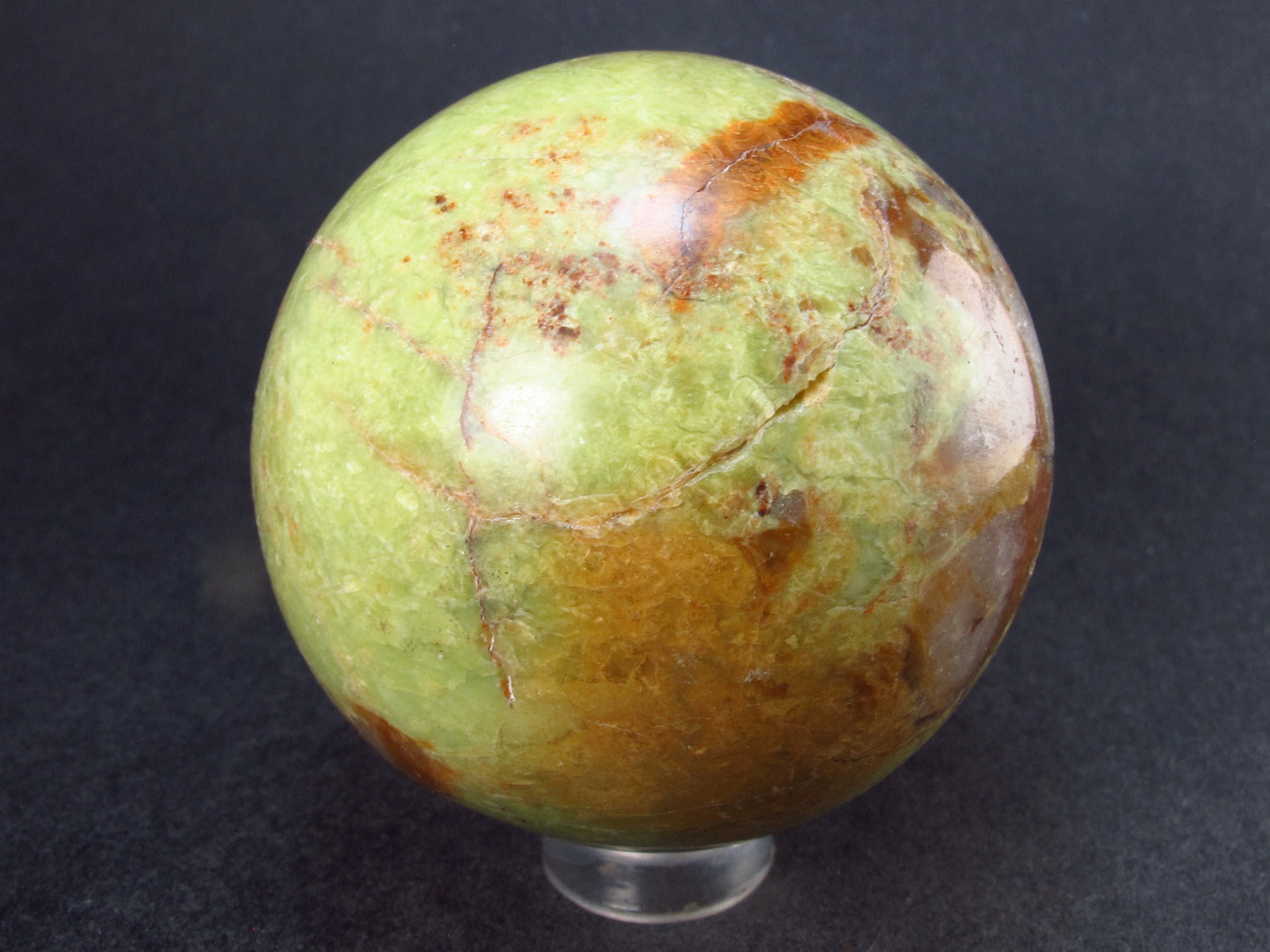 Rare Green Opal Sphere From Peru- 1.9" - 128 Grams