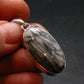 Pinolite Silver Plated Pendant from Austria - 1.5" - 5.89 Grams