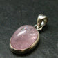 Pink Morganite Silver Pendant From Brazil - 1.1" - 3.88 Grams