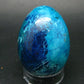 Very Rare Shattuckite Chrysocola & Dioptase Egg From Congo - 111.84 Grams