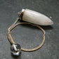 Very Rare White Cryolite Pendulum from Greenland - 7" - 8.85 Grams