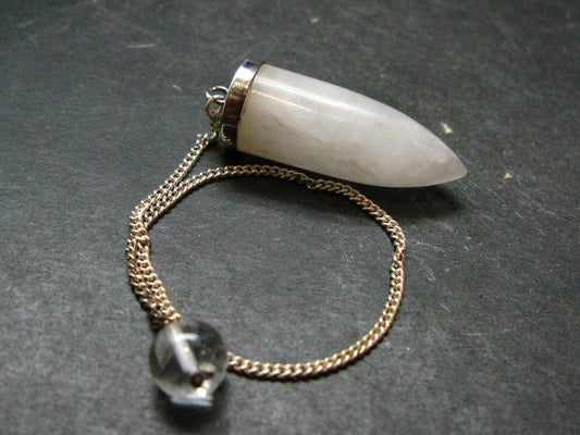 Very Rare White Cryolite Pendulum from Greenland - 7" - 8.85 Grams