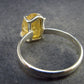 Fabulous Untreated Imperial Topaz 925 Silver Ring from Brazil - 2.87 Grams - Size 9.25