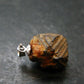 Magnetite Crystal Silver Pendant From Bolivia - 0.8" - 4.64 Grams