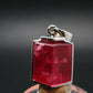 Rhodochrosite Sterling Silver Pendant From Alma Colorado - 1.0" - 4.58 Grams