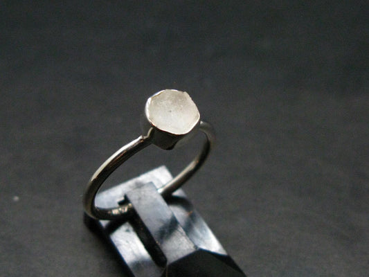 Phenakite Phenacite Crystal Silver Ring From Brazil - Size 6 - 1.77 Grams