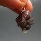 Pink Spinel Crystal Silver Pendant From Tanzania - 0.8" - 3.17 Grams