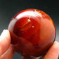 Carnelian Agate Sphere Ball From Madagascar - 2.5" - 248.24 Grams