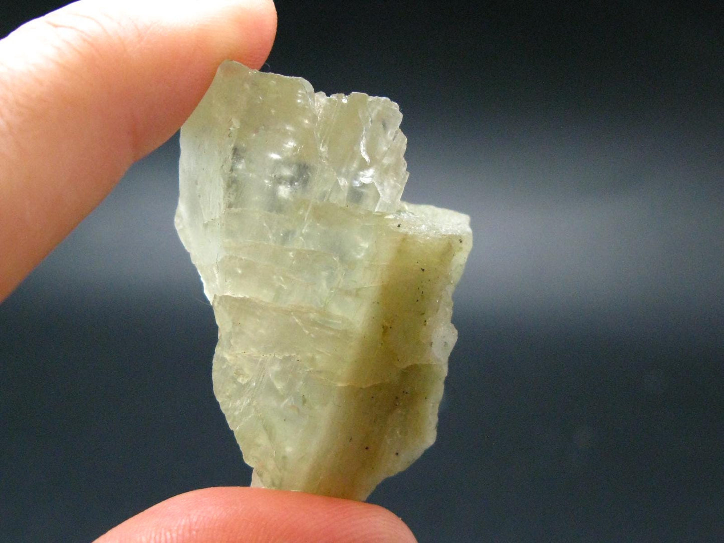 Gem Green Hiddenite Spodumene Crystal From Brazil - 1.6" - 22.65 Grams