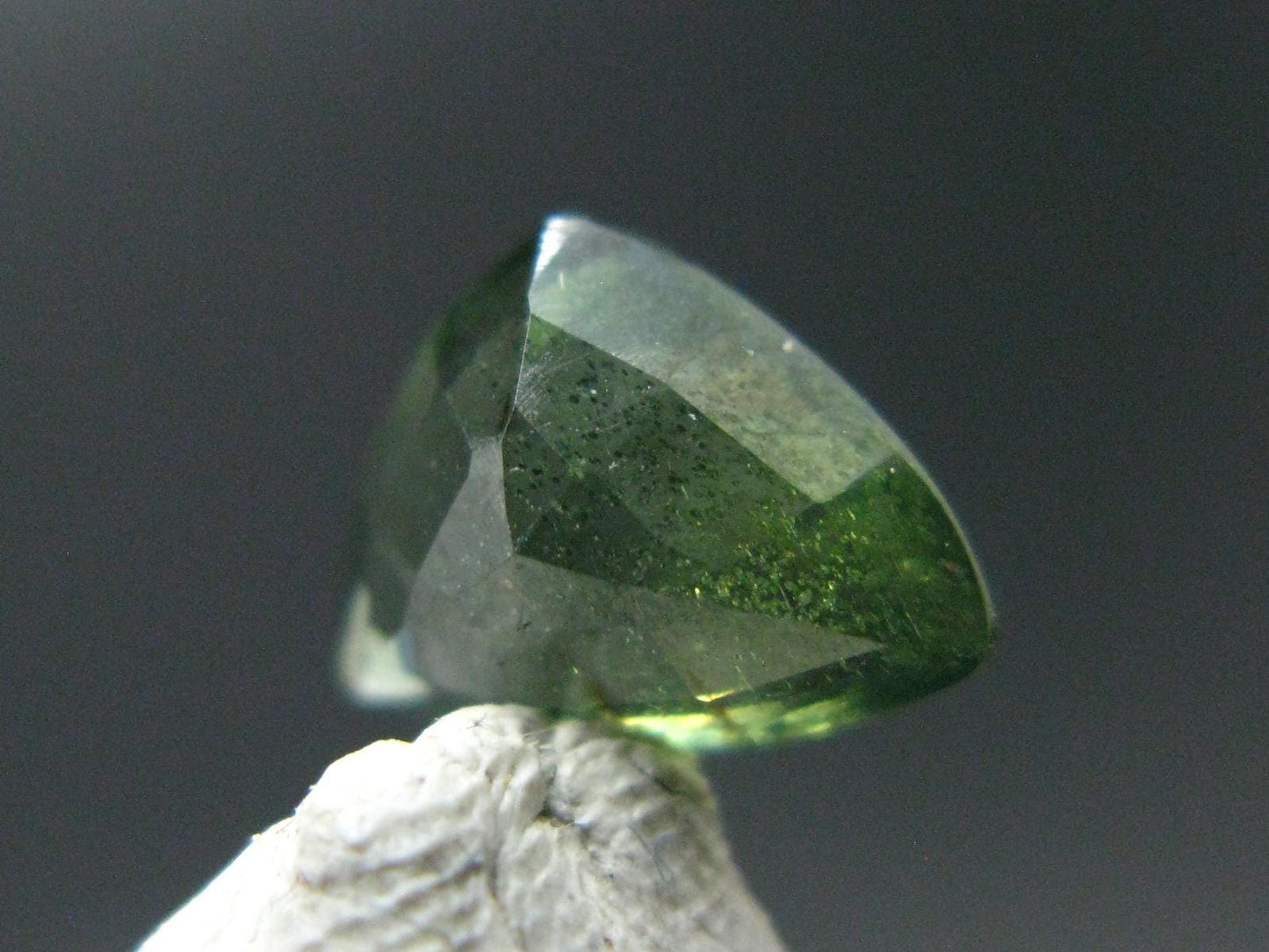 Green Zircon Cut Gem From Africa - 1.52 Carats