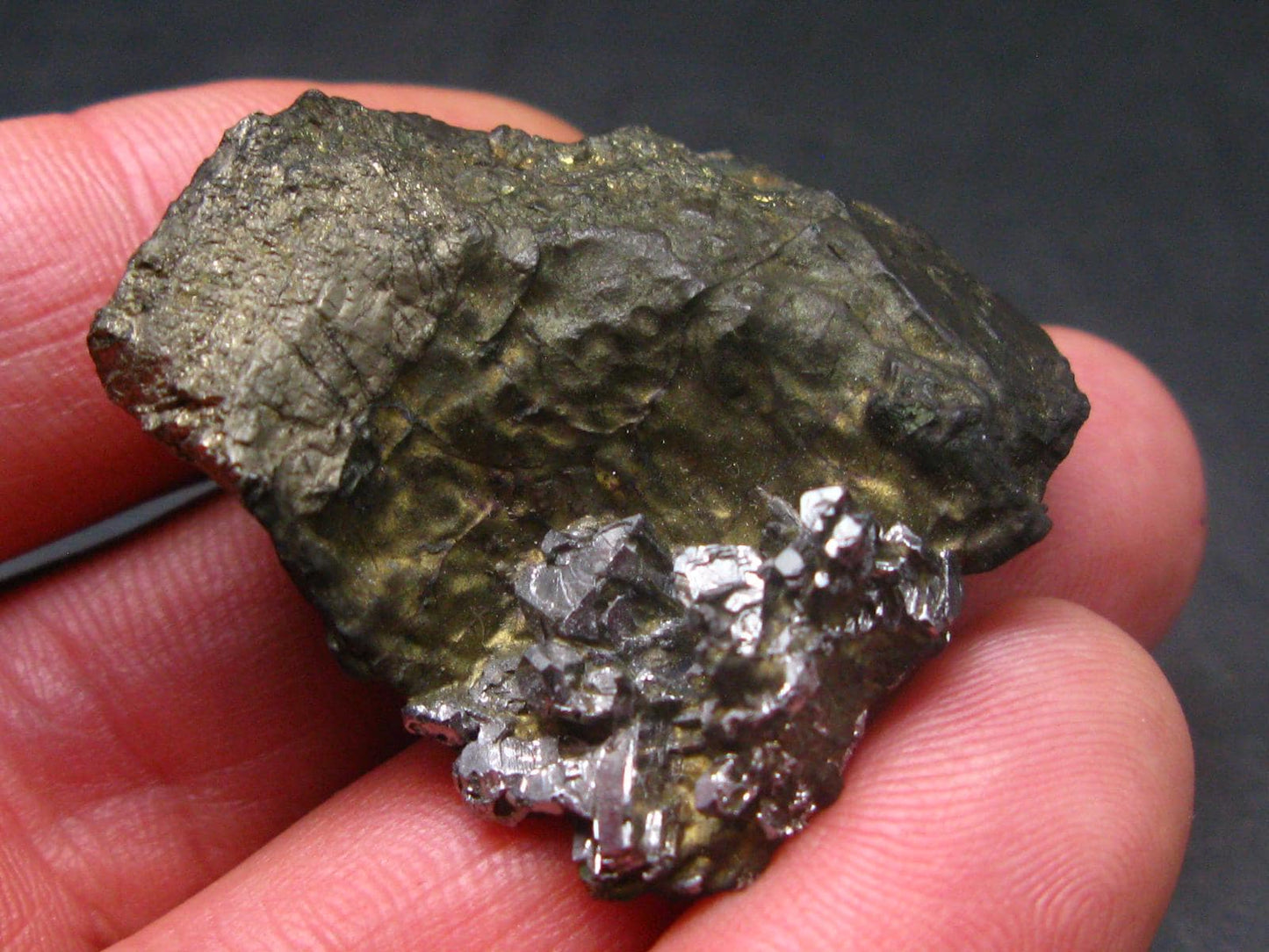 Sperrylite Crystals On Matrix From Norilsk Russia - 1.6" - 10+ Crystals