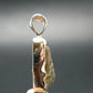 Phenakite Phenacite Crystal Silver Pendant From Brazil - 1.1" - 3.12 Grams