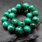 Malachite Genuine Bracelet ~ 7 Inches ~ 8mm Round Beads