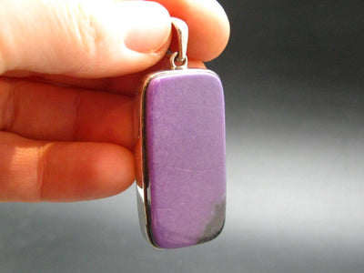 Sugilite Silver Pendant From South Africa - 2.0"