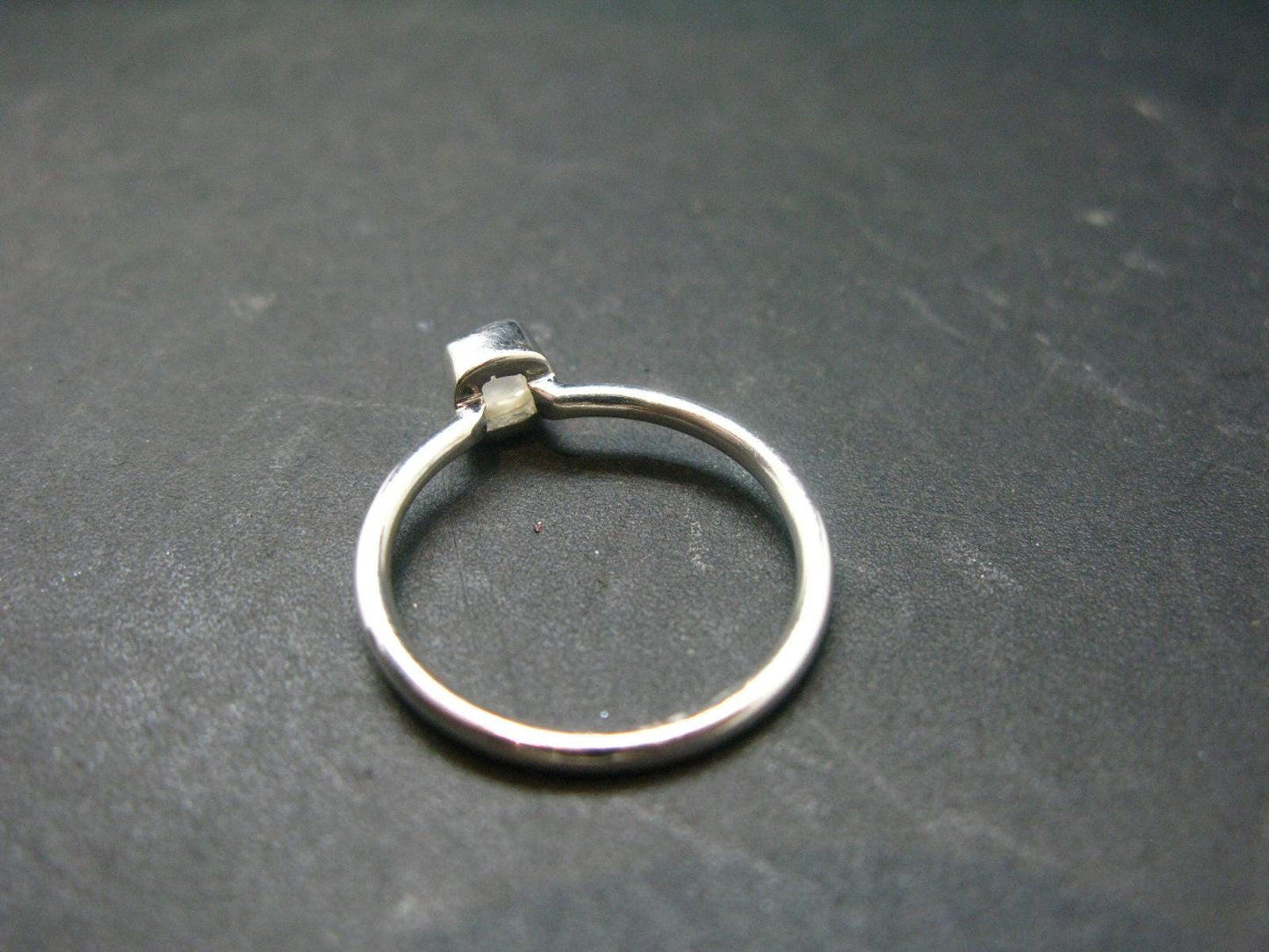 Phenakite Phenacite Sterling Silver Size 8 Ring from Nigeria - 1.91 Grams