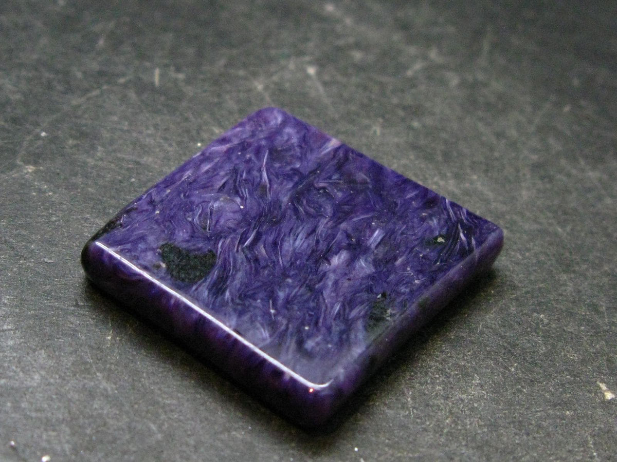 Large Nice Charoite Tumbled Stone from Russia - 10.12 Grams - 1.1"