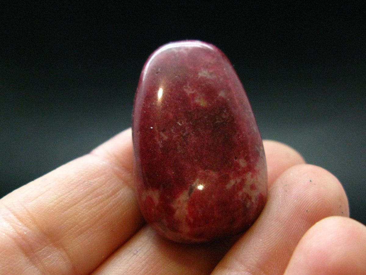 Rare Thulite Metal Free Pendant From Greenland - 1.3" - 16.72 Grams
