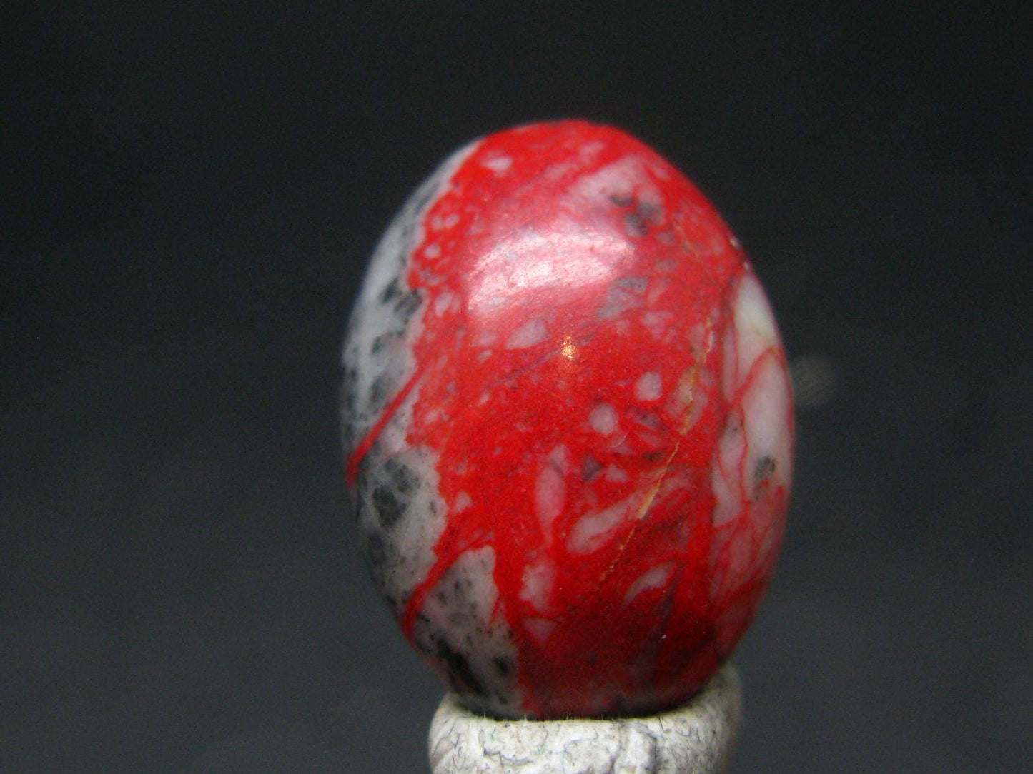 Cinnabar Cabochon from Russia - 4.14 Grams - 23x17mm