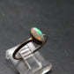 Natural Cabochon Opal 925 Sterling Silver Ring from Ethiopia - 1.64 Grams - Size 7