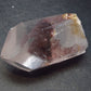 Phantom Hematite in Quartz Crystal From India - 2.3"