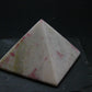 Large Cinnabar in Quartz Pyramid from Peru - 123.94 Grams - 2.2"