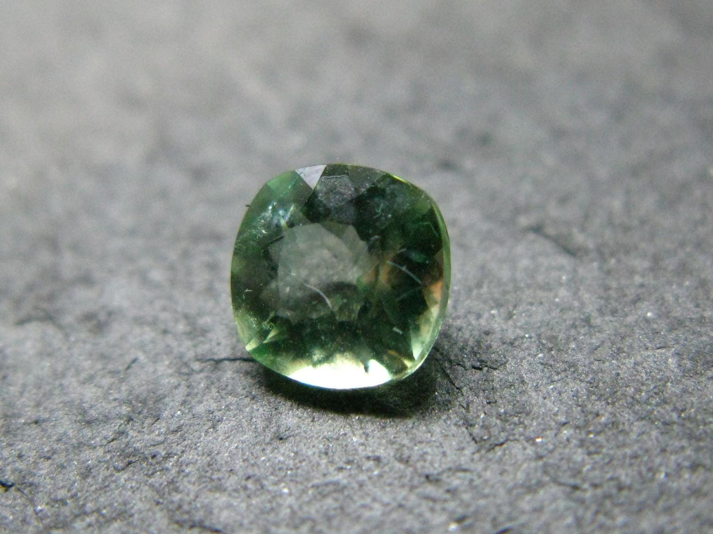 Gem Green Amblygonite Cut Stone From Brazil - 0.59 Carats