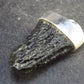 Raw Moldavite Tektite Silver Pendant from Czech Republic - 1.5" - 5.8 Grams