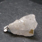 Gem Pollucite Polucite Crystal Silver Pendant from Pakistan - 1.1" - 4.72 Grams