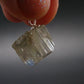 Nice Terminated Danburite Crystal Silver Pendant from Russia - 0.7" - 2.36 Grams