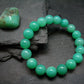 AAA Grade Chrysoprase Genuine Bracelet ~ 7 Inches ~ 12mm Round Beads